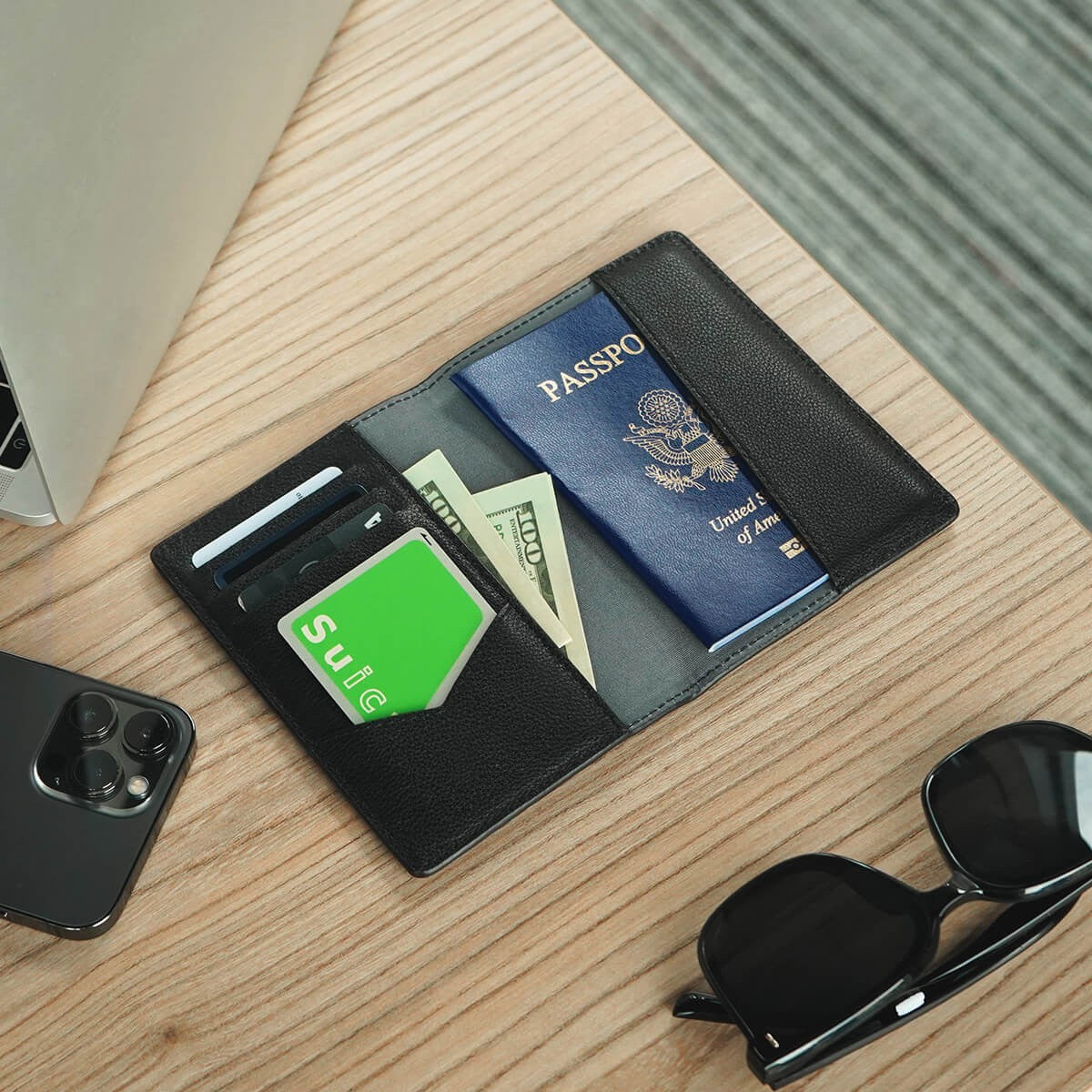 Porte-Passeport en Cuir - Seth